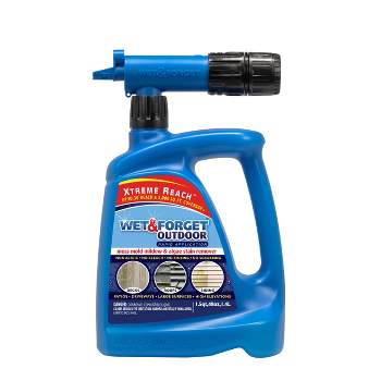 Wet & Forget Outdoor Rapid Application Stain Remover with Hose End - 48oz