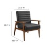 Modway  Jensen Accent Chair, Walnut Black - 3 of 4