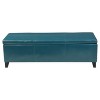 Lucinda Faux Leather Storage Ottoman Bench - Christopher Knight Home - 2 of 4