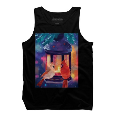 Men's Design By Humans Christmas in the Air By Mellodee Tank Top