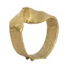 Twisted Hammered Ring Table Sculpture and Statues for Kitchen Decor, Coffee Table Decor, and Decorations for Living Room Shelf Display - 4 of 4