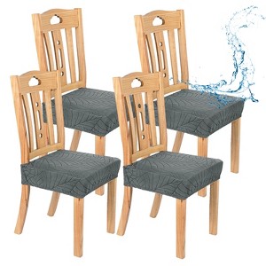Unique Bargains Polyester Spandex Waterproof Durable Dining Chair Slipcovers - 1 of 4