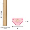 Big Dot of Happiness Little Princess Crown - Diaper Shaped Raffle Ticket Inserts - Pink & Gold Princess Baby Shower Diaper Raffle Game - Set of 24 - 3 of 4