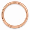 Black Bow Jewelry 14k Rose Gold Plate Sterling Silver Stackable Polished Flat 3.5mm Band - image 2 of 4