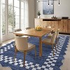 Acekool Washable Scalloped Area Rug Non Slip Low Pile Modern Border Carpet for Living Room Bedroom Dining Room Nursery Home Office - 2 of 4