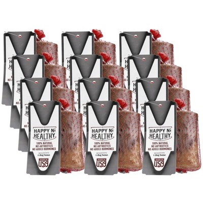 Happy N' Healthy Natural Beef Dog Bone - Case of 12/1 ct