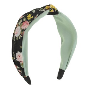 Unique Bargains Women's Grace Cross Wide Headbands 1 Pc - 1 of 4
