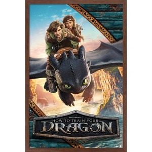 Trends International How To Train Your Dragon (2025) - Flight Framed Wall Poster Prints - 1 of 4