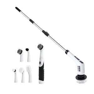 Pursonic Cordless Cleaning Power Bundle – Includes Rechargeable Power Scrubber Brush with 7 Heads + Cordless Scrubber Cleaning Brush with 5 Heads - 1 of 3