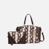 MKF Collection Addison Snake Embossed Women’s Tote Bag with matching Wristlet Pouch by Mia K - 2 of 3