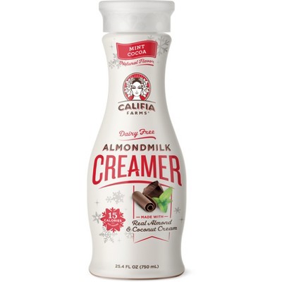Califia Farms Dairy-Free Mint Cocoa Almond Milk Creamer - 25.4 fl oz