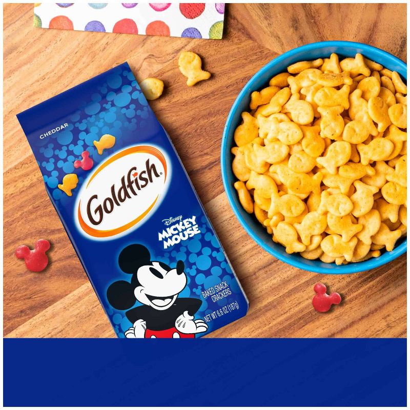 Pepperidge Farm Goldfish Special Edition Disney Mickey Mouse Cheddar Crackers - 6.6oz, 4 of 15