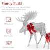 Best Choice Products 2-Piece Moose Family Lighted Christmas Yard Décor Set w/ 170 LED Lights, Stakes, Zip Ties - 4 of 4