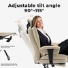 NicBex Ergonomic Office Chair with Headrest & Footrest, PU Leather High Back Gaming Computer Chair, Home Office Desk Chair with Lumbar Support - 2 of 4