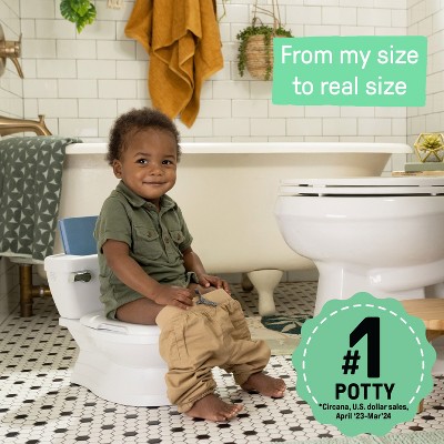 White Toddler Potty Training Chair with Flushing Sound