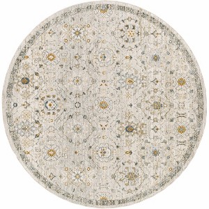 Hauteloom Round Area Rug   Off White - 1 of 4