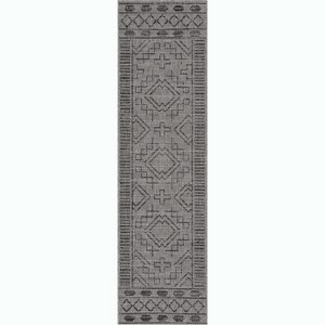 Well Woven Quay Indoor OutdoorFlat Weave Pile Geometric Area Rug - 1 of 4