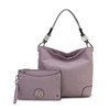 MKF Collection Viviana Vegan Leather Hobo Bag with Matching Wristlet by Mia K - 2 of 4