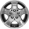 OE Wheels LLC JP08-15080-5450-25MB Black Machined Wheel Painted (15 x 8. inches /5 x 114 mm, 25 mm Offset) - 2 of 3