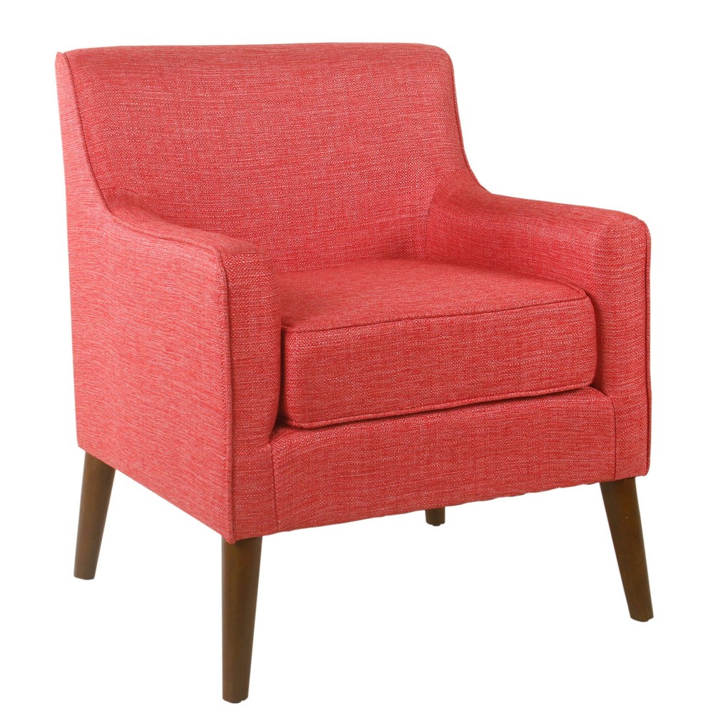 Davis Mid-Century Accent Chair Pink - HomePop was $279.99 now $209.99 (25.0% off)