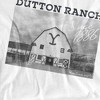Women's Yellowstone Dutton Barn Loose T-Shirt White - 2 of 4