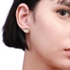 SOHI Women's Ivory White Party Stud Earrings - 4 of 4