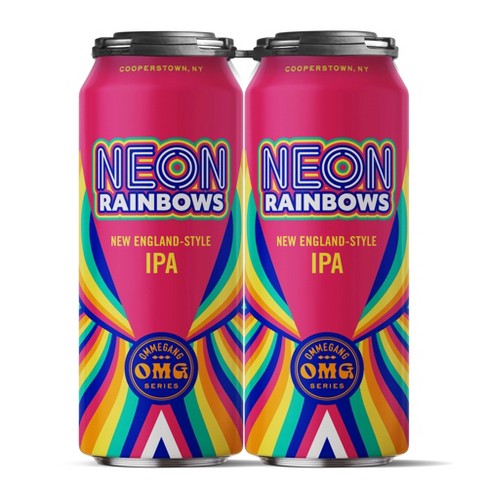 Ommegang Neon Rainbows Ipa Beer - 4pk/16 Fl Oz Cans : Target