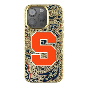 NCAA ACC Universities Paisley Gold Bling Cell Phone Case for Apple iPhone - 1 of 4