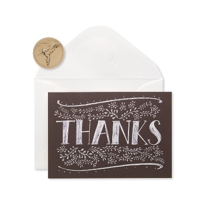 20ct 'thank You' Assorted Wedding Cards Floral - Papyrus : Target