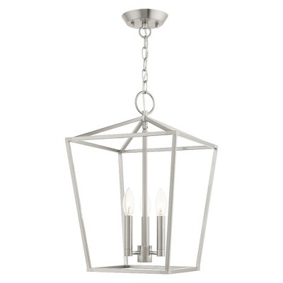 Livex Lighting Devonshire 3 - Light Pendant in  Brushed Nickel