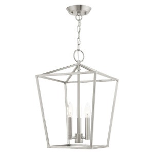 Livex Lighting Devonshire 3 - Light Pendant in  Brushed Nickel - 1 of 1
