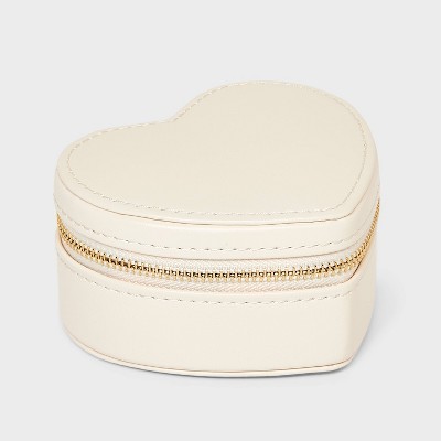 Heart Jewelry Organizer - Cream