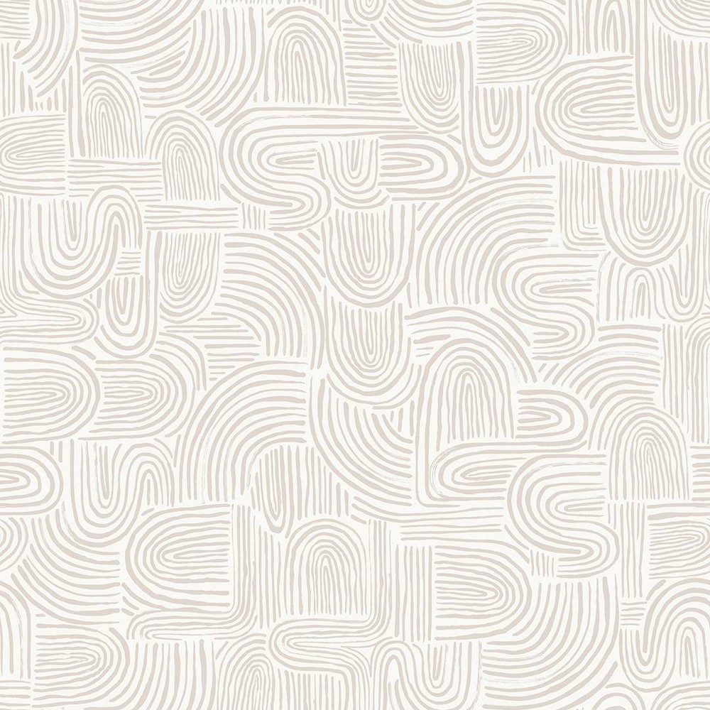 Photos - Wallpaper Tempaper & Co.® Swell Removable Peel and Stick , Sand Swirl, 28 s