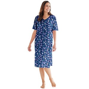Dreams & Co. Print Sleepshirt - 1 of 4