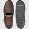 Alpine Swiss Steve Mens Wide Moccasin Slippers Memory Foam Slip On Indoor House Shoes - 2 of 4