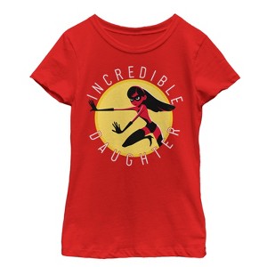Girl's The Incredibles 2 Violet Incredible Daughter Circle T-Shirt - 1 of 4
