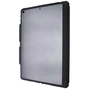 ITSKINS Hybrid_R // Solid Folio for Apple iPad 10.2-in (9/8/7 Gen) - Black/Clear - 1 of 1