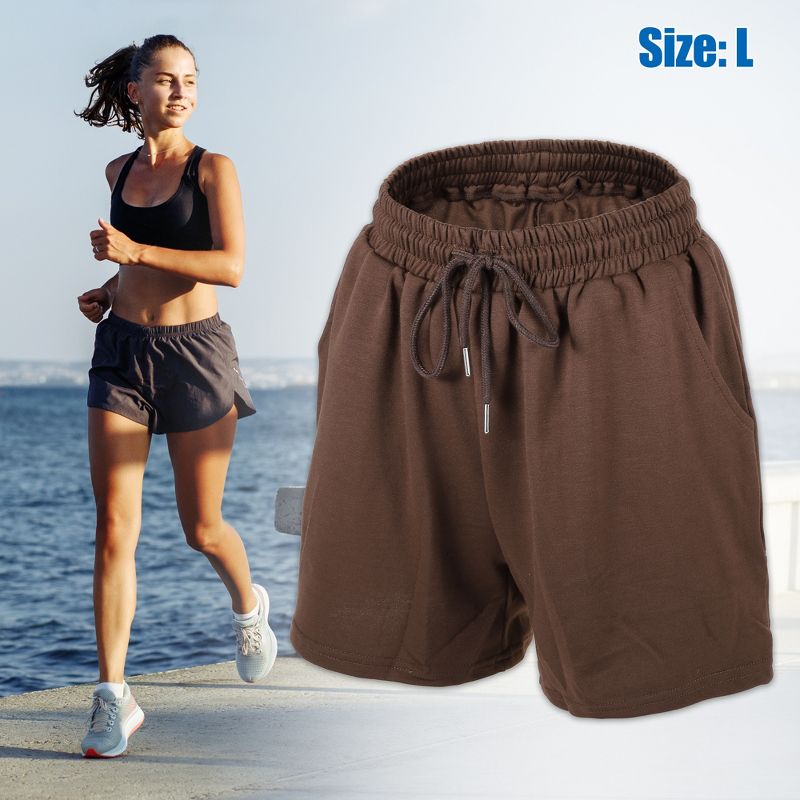 Unique Bargains Women's Flowy Running Shorts Casual High Waisted Workout Shorts 1Pc, 5 of 7