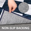 Modern Geometric Distressed Area Rug Diamond Lattice Rug Washable Rugs for Living Room Bedroom - image 4 of 4