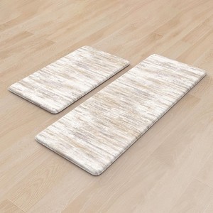 BAGOKIE Anti Fatigue Kitchen Mat Set, 17.3" x 47"+17.3" x 29" - 1 of 4