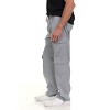 Canada Weather Gear 3-Pack Men’s Lightweight Cargo Pants – Elastic Waistband with Drawstring, Adjustable Hem, Relaxed Fit - 3 of 4