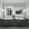 Apmir Super Bright Front & Back LED Lighted Anti-Fog Aluminum Alloy Framed Tempered Glass Bathroom/Vanity Mirror with ETL & 3-Year Warranty - 4 of 4