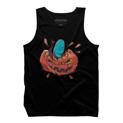 Men's Design By Humans Halloween smashed pumpkin By BlackBerry55 Tank Top