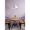 Elegant Lighting Circa 1 Light White Pendant - 2 of 4