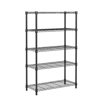 AndMakers 5 Tiers Steel Adjustable Household Shelving Unit (35.4 in. W x 70.8 in. H x 13.7 in. D)