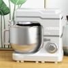 Orieon 6.7QT Stand Mixer 660W 10-Speed Tilt-Head Food Mixer – Large Kitchen Dough Mixer with Hook, Whisk & Beater, Silver. - 4 of 4
