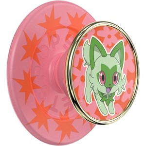 PopSockets Pokemon Magnetic Cell Phone Grip with MagSafe Adapter Ring - Enamel Sprigatito - 1 of 4