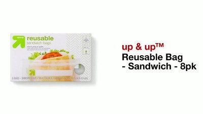 Snack Reusable Food Storage Bags - 8pk - Up & Up™ : Target