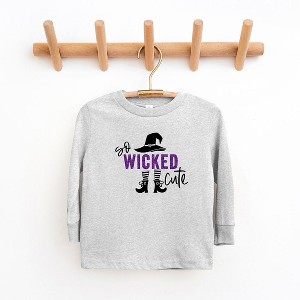 The Juniper Shop So Wicked Cute Glitter Toddler Long Sleeve Tee - 1 of 3