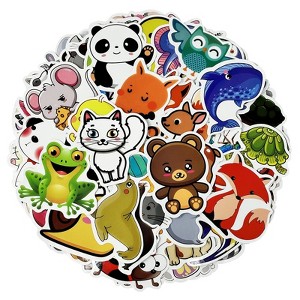 Wrapables Waterproof Vinyl Stickers for Water Bottles, Laptop, Phones, Skateboards, Decals for Teens - 1 of 4